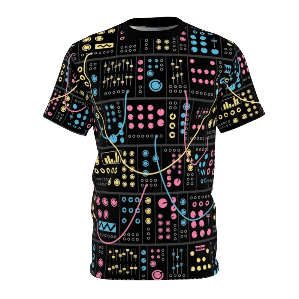 Modular synthesizer t-shirt for electronic music producers and synth lovers