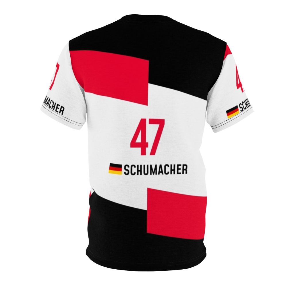 Unofficial Formula 1 2021 Schumacher-inspired motorsport t-shirt - Back