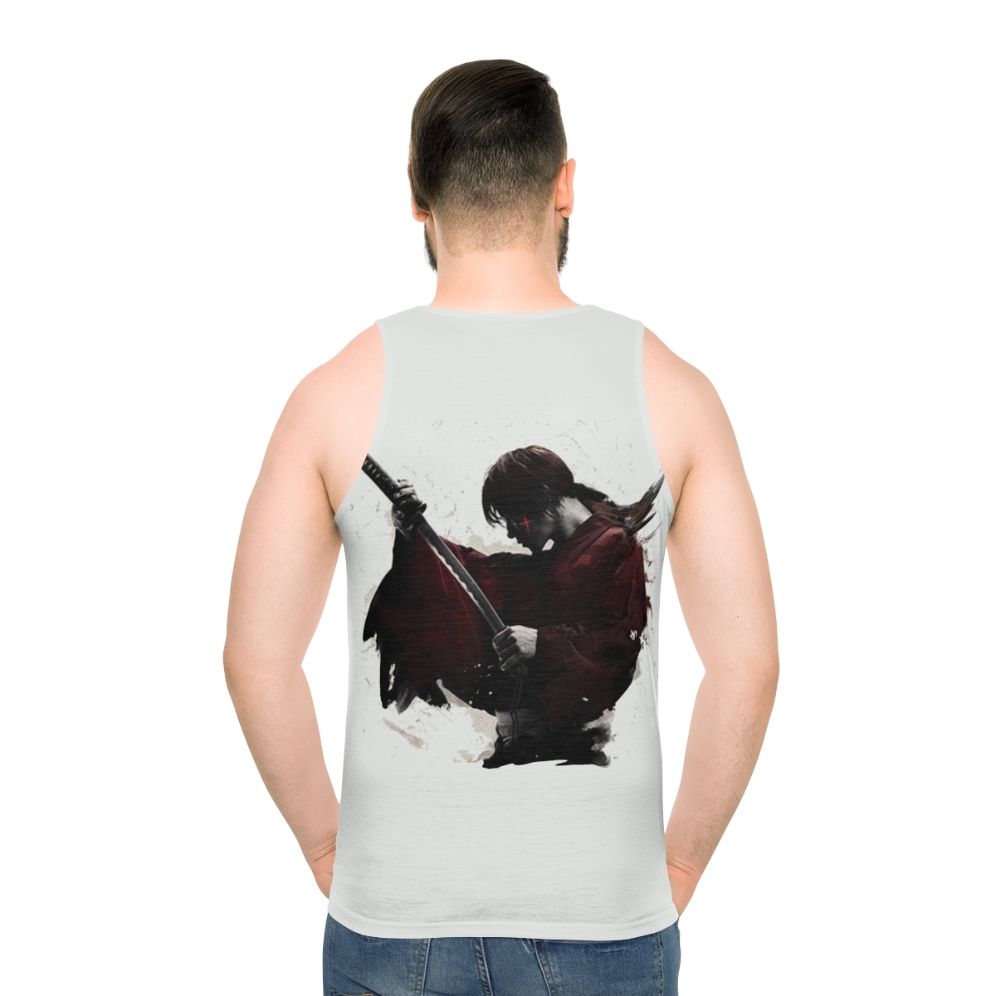 Rurouni Kenshin Anime Tank Top - men back