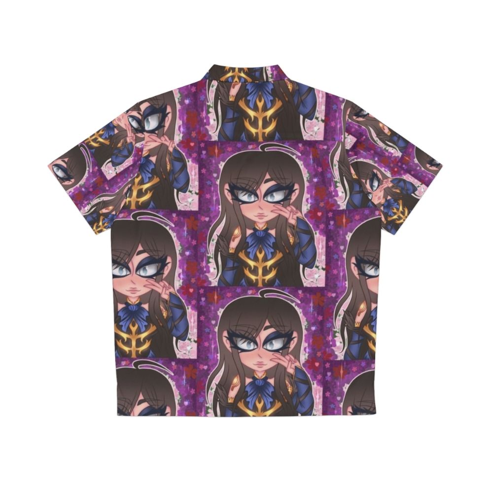 Castlevania Shanoa Inspired Gothic Hawaiian Shirt - Back