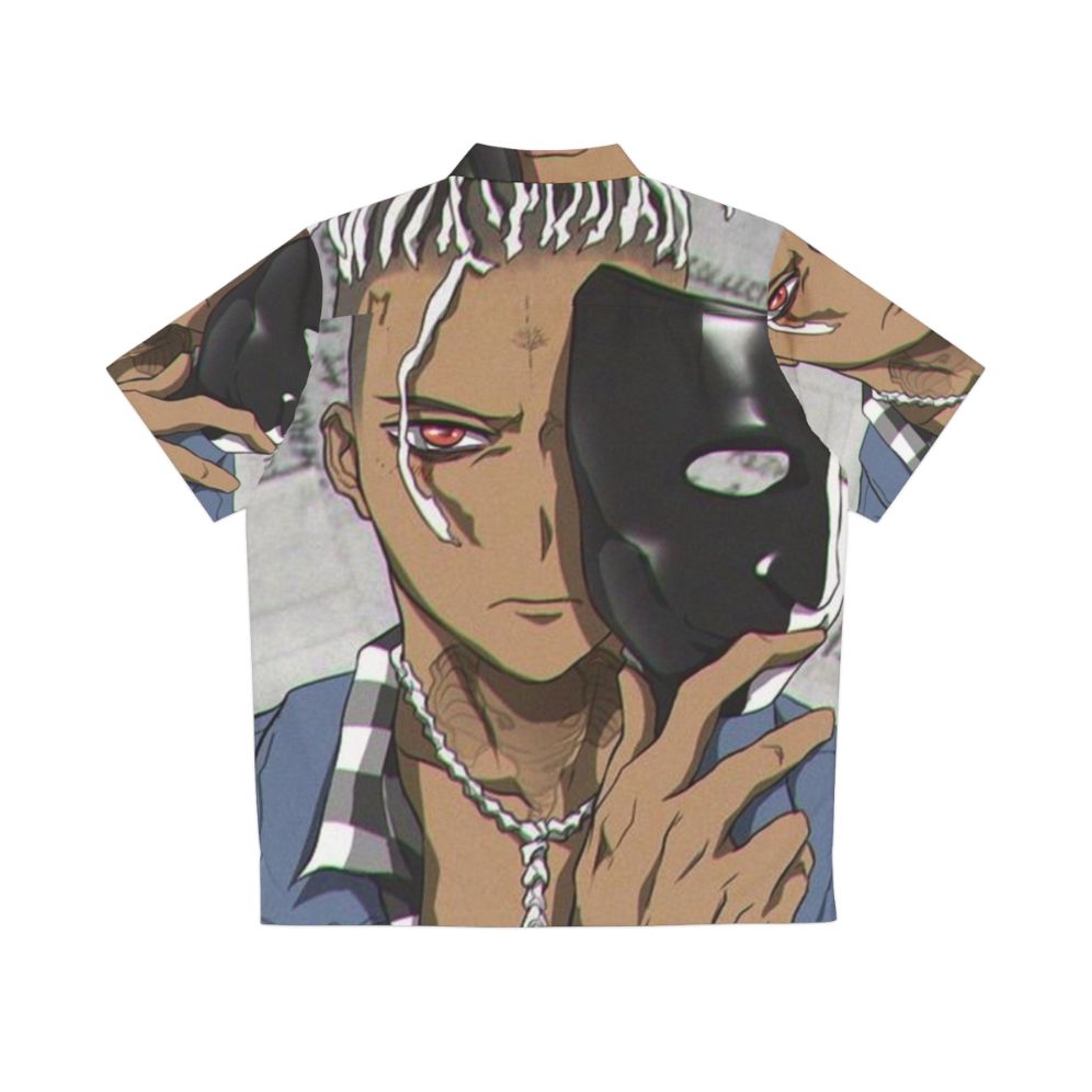 Xxxtentacion Hawaiian Shirt with Tropical Print - Back