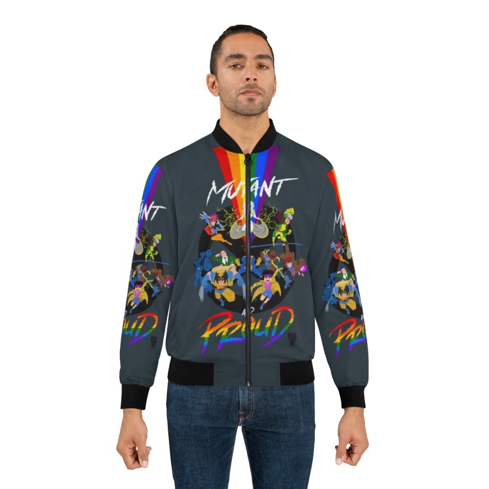 Mutant and Proud '92 X-Men Marvel Bomber Jacket - Lifestyle