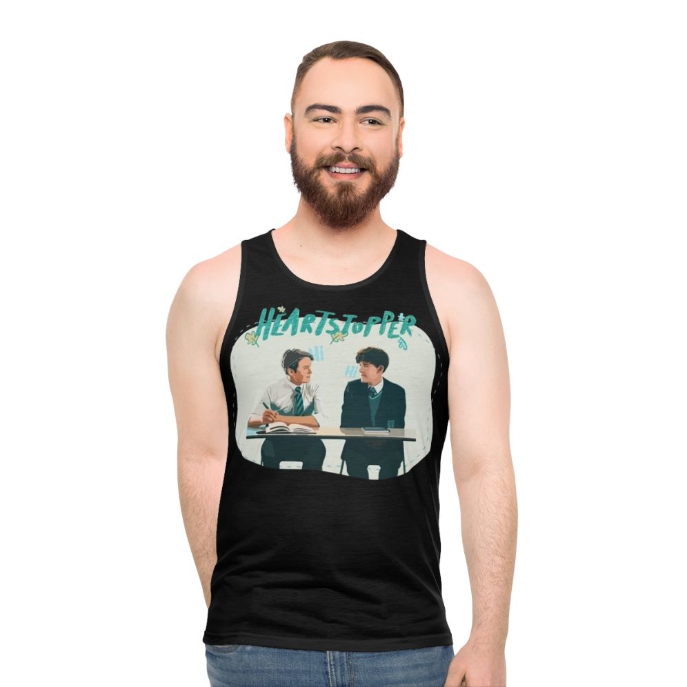 Heart Stopper Unisex Tank Top - men