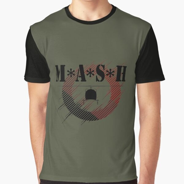 Vintage MASH Graphic T-Shirt featuring the iconic MASH TV show logo and characters.