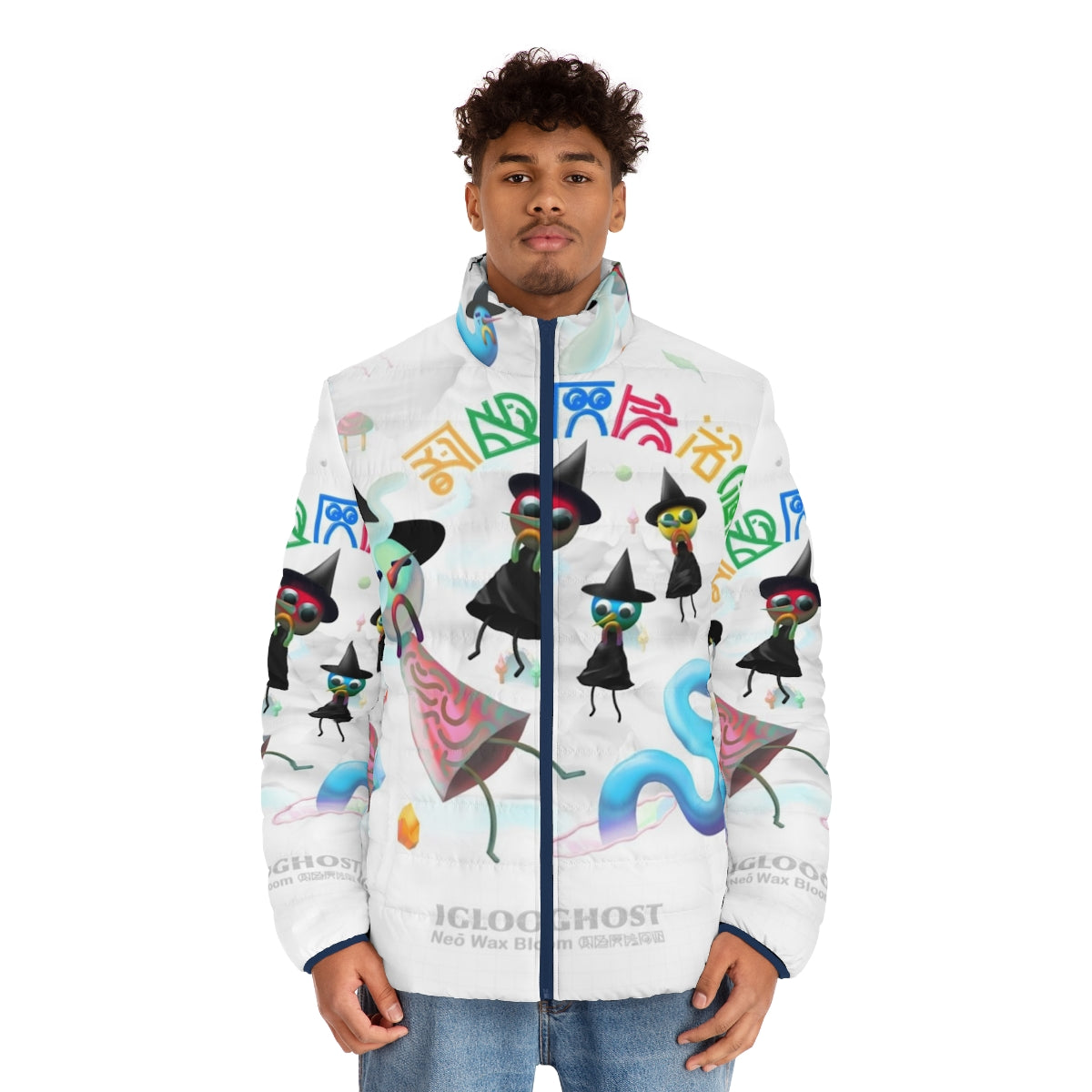 Iglooghost Neo Wax Bloom Puffer Jacket - Cozy and Stylish Winter Outerwear - men front