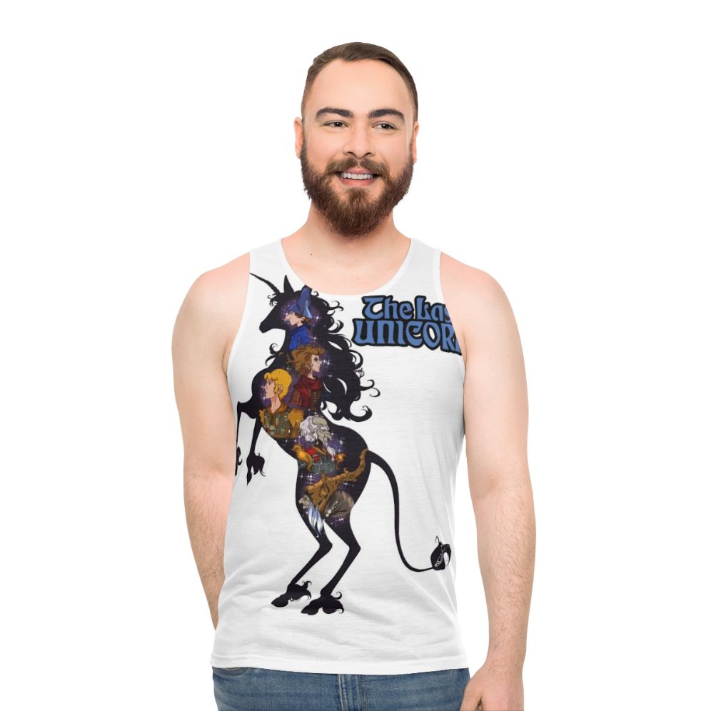 Unicorn Silhouette Unisex Tank Top - men