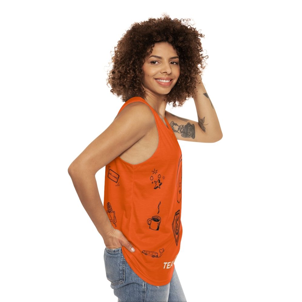 Team Coco Doodle World Unisex Tank Top - women side