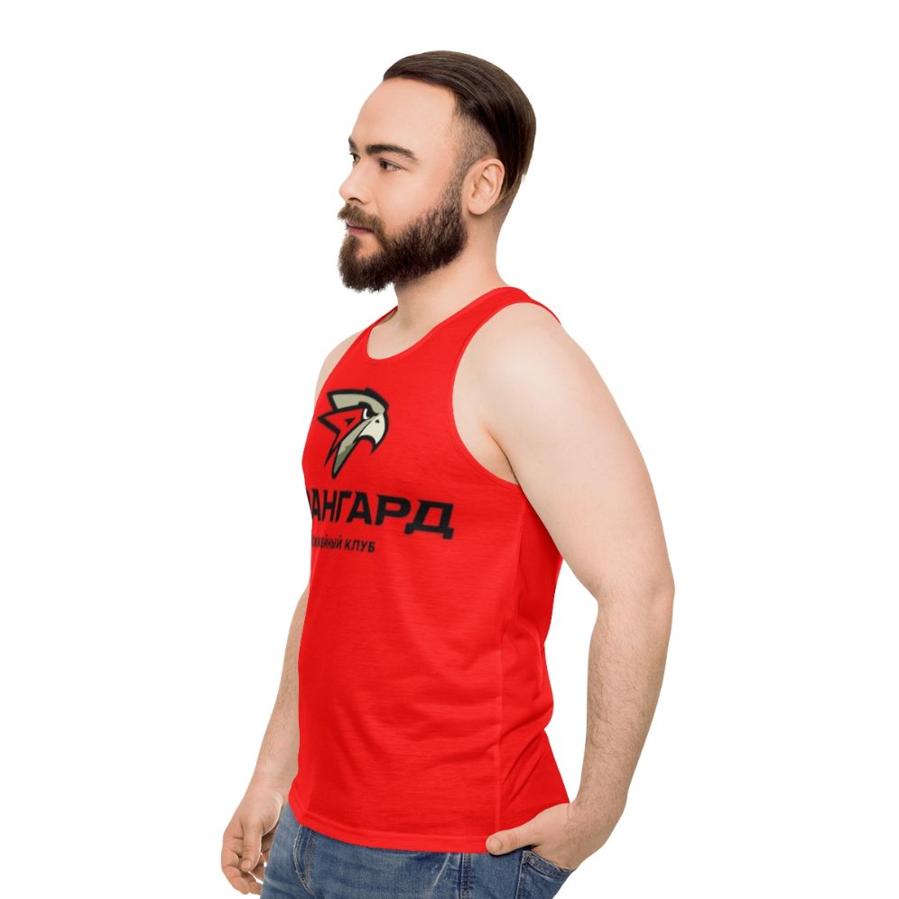 Avangard Omsk Ice Hockey Unisex Tank Top - men side