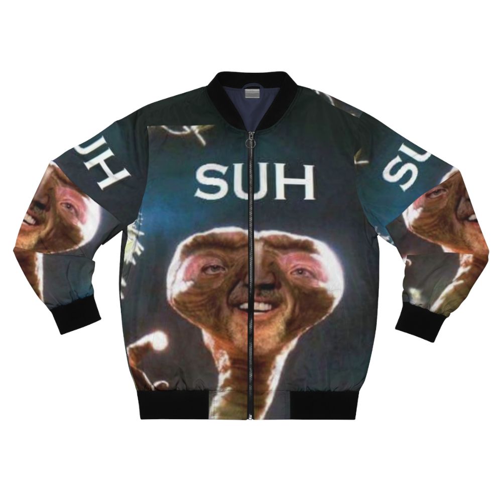 E.T. inspired "Suh Dude" meme bomber jacket