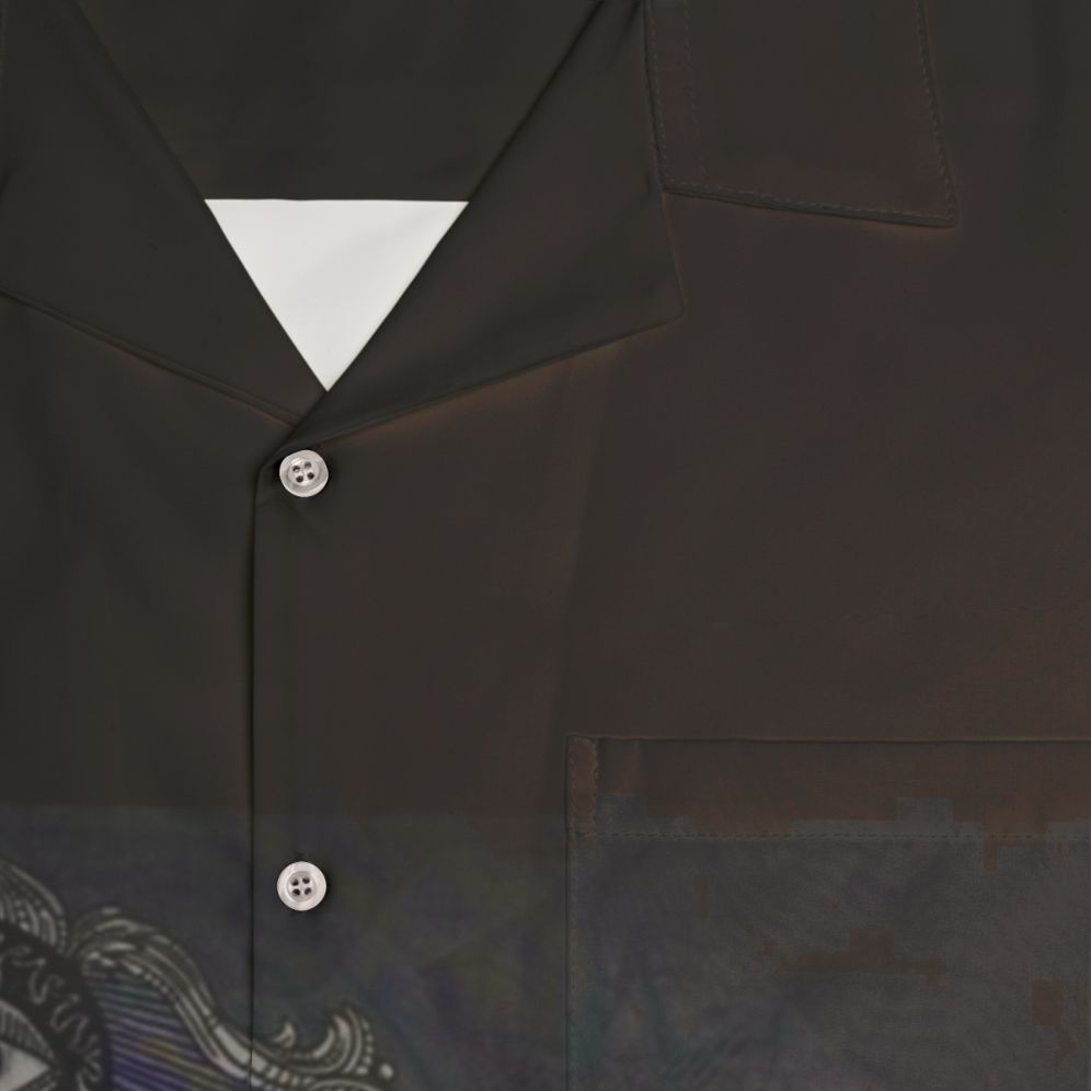 Chronomancer Beyond the Shattered Mirror Hawaiian Shirt - Detail