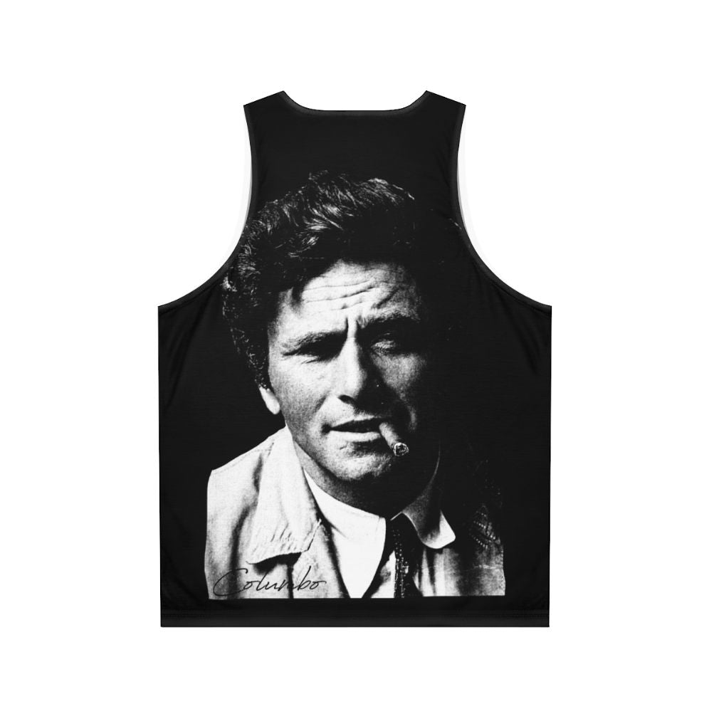 Columbo portrait unisex tank top - Back