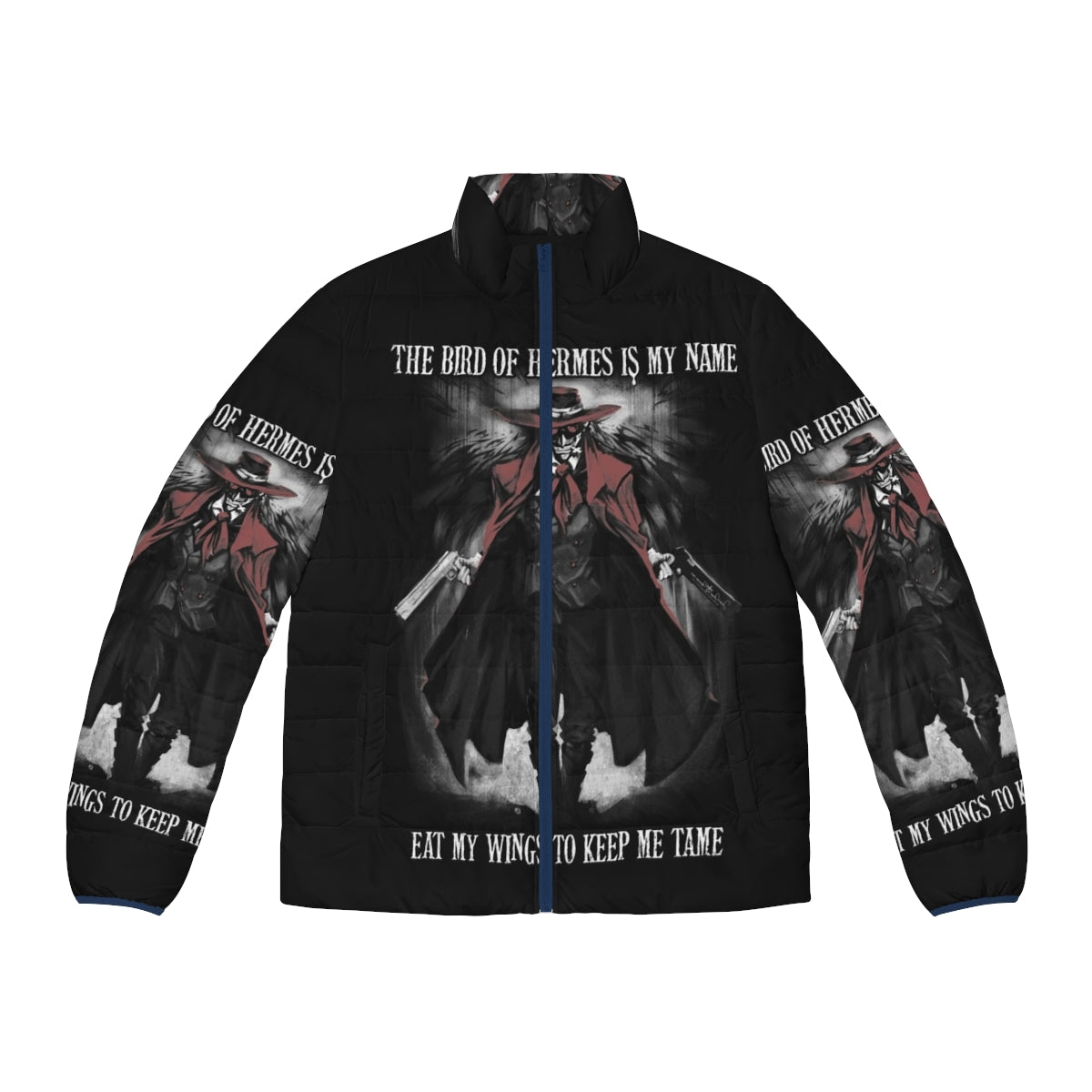 Hellsing Alucard "The Bird of Hermes" Puffer Jacket