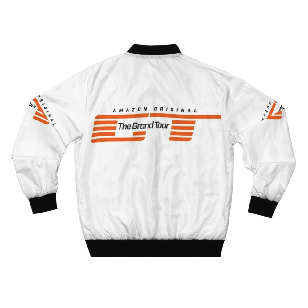 The Grand Tour Automotive Bomber Jacket with cars, grand tour, drivetribe, and top gear designs - Back