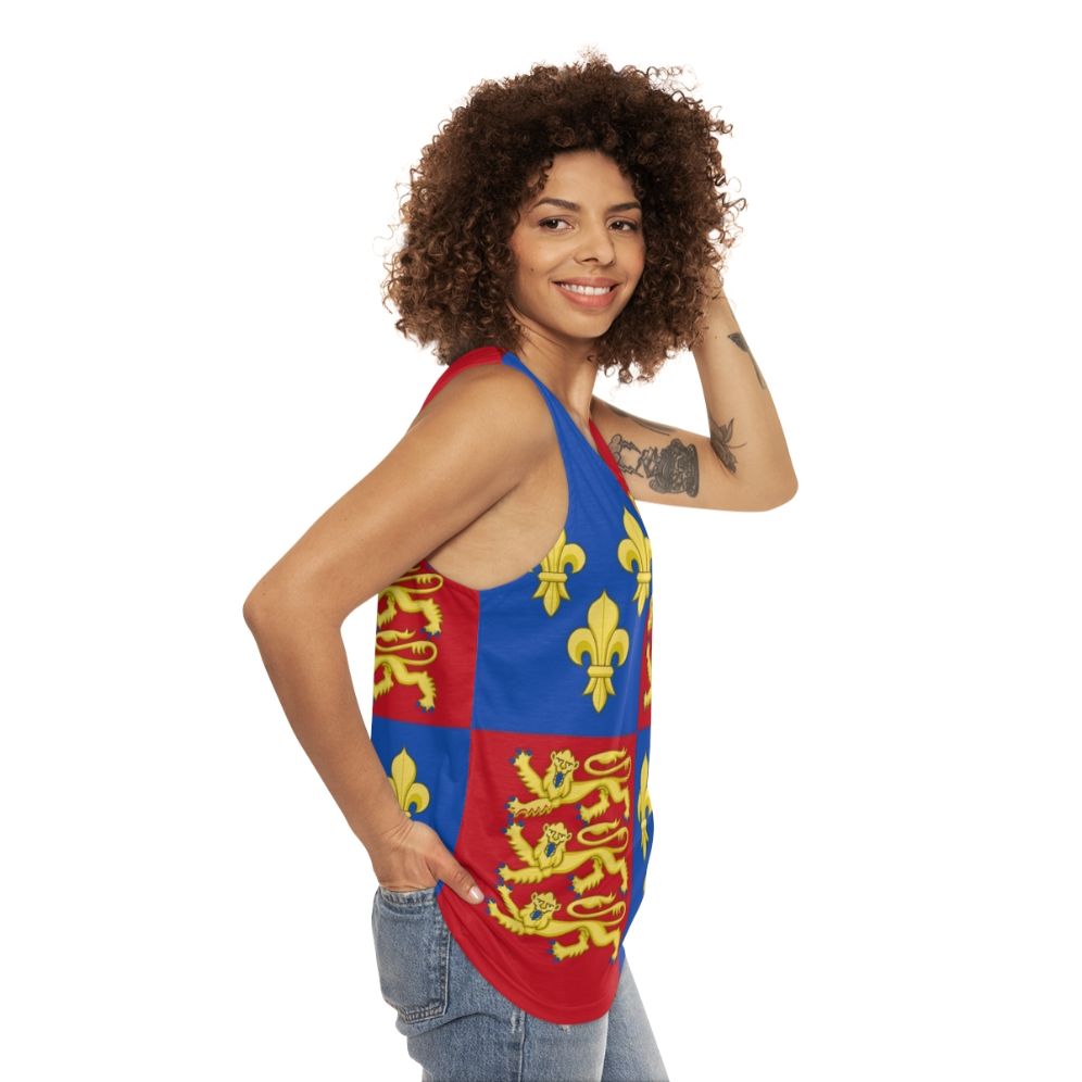 King Henry V Royal Heraldry Tank Top - women side