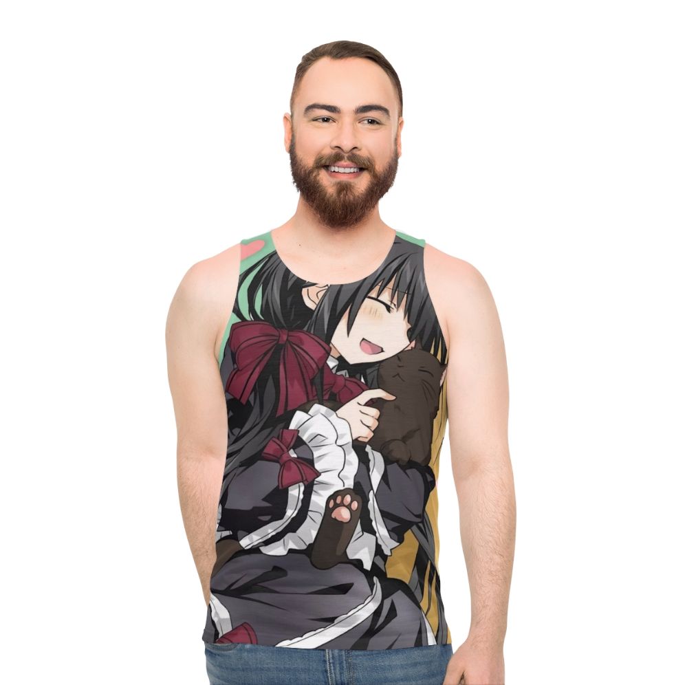 Kurumi Tokisaki Date A Live Anime Unisex Tank Top - men