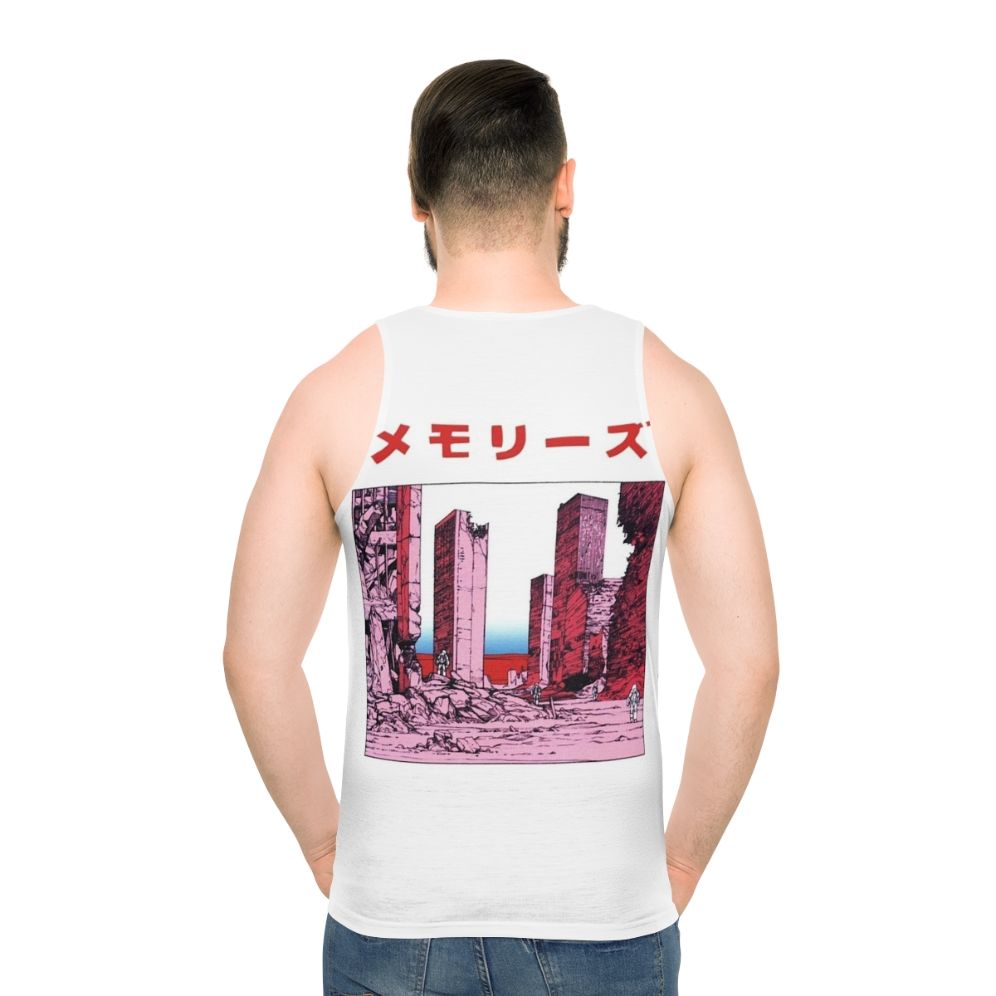 Akira manga inspired Katsuhiro Otomo memories unisex tank top - men back