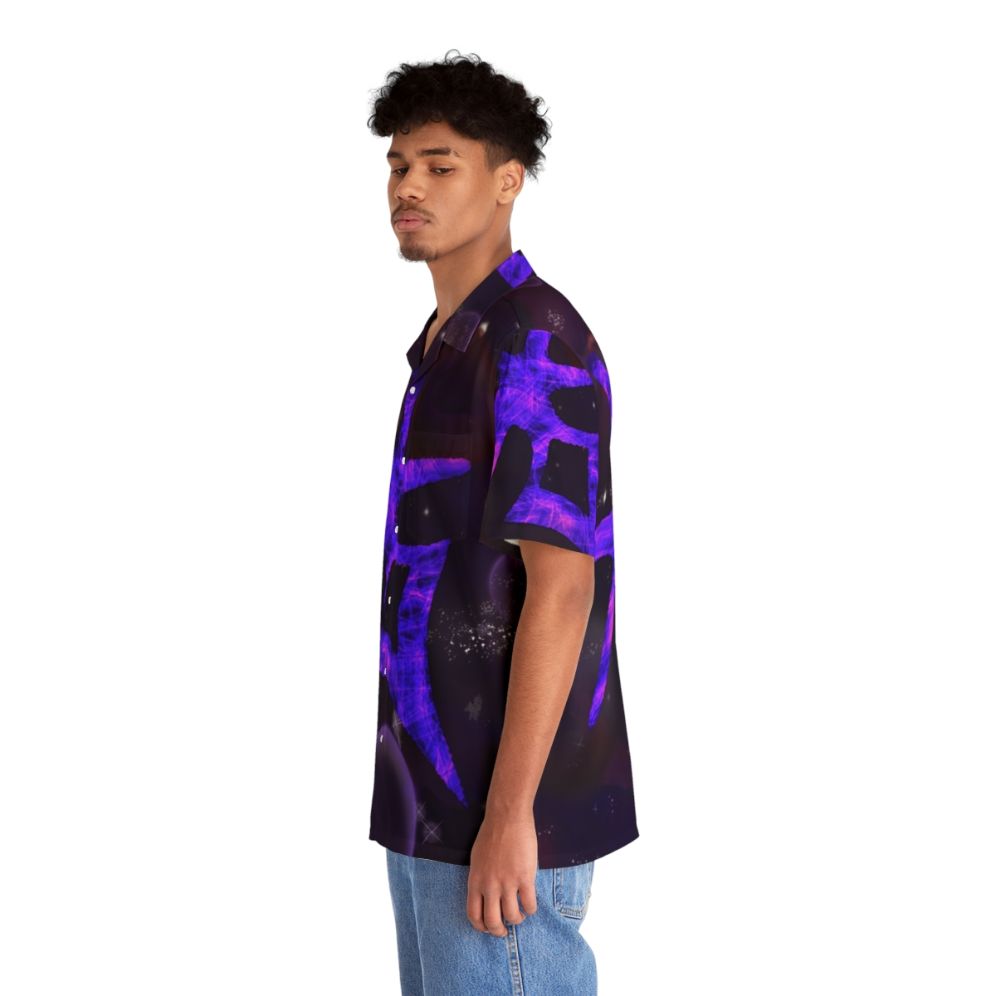 Dark Knight Galaxy Hawaiian Shirt - People Left