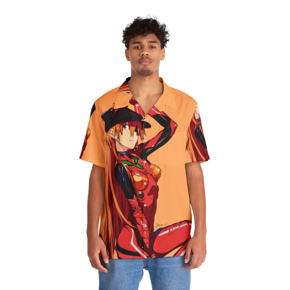 Asuka Japanese-Style Anime Inspired Hawaiian Shirt - People Front