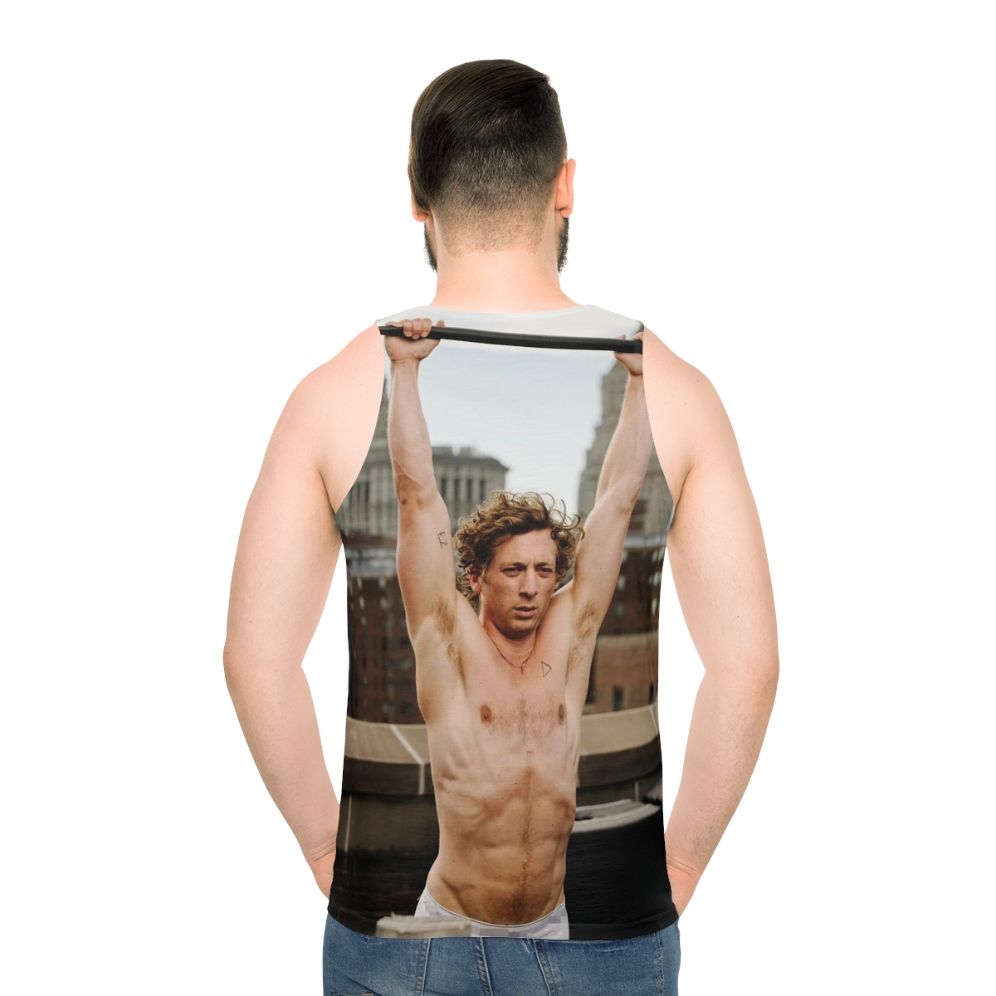 Jeremy Allen White Unisex Celebrity Tank Top - men back