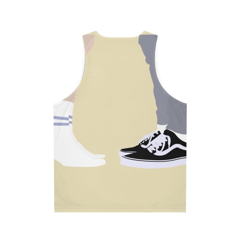 Unisex tank top featuring Nick and Charlie from the Netflix series Heartstopper - Back