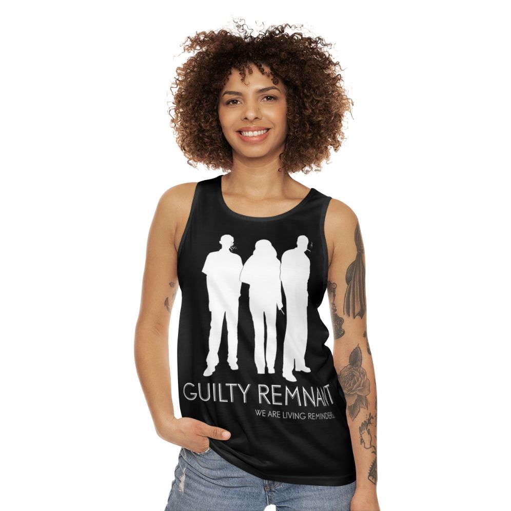 The Leftovers Guilty Remnant Unisex Tank Top - women