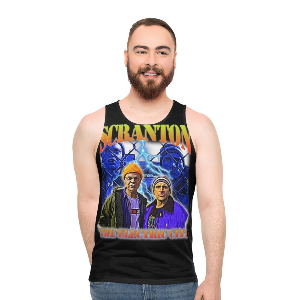 Scranton the Electric City Unisex Tank Top - men