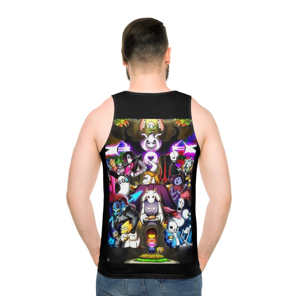 Undertale Unisex Tank Top - men back