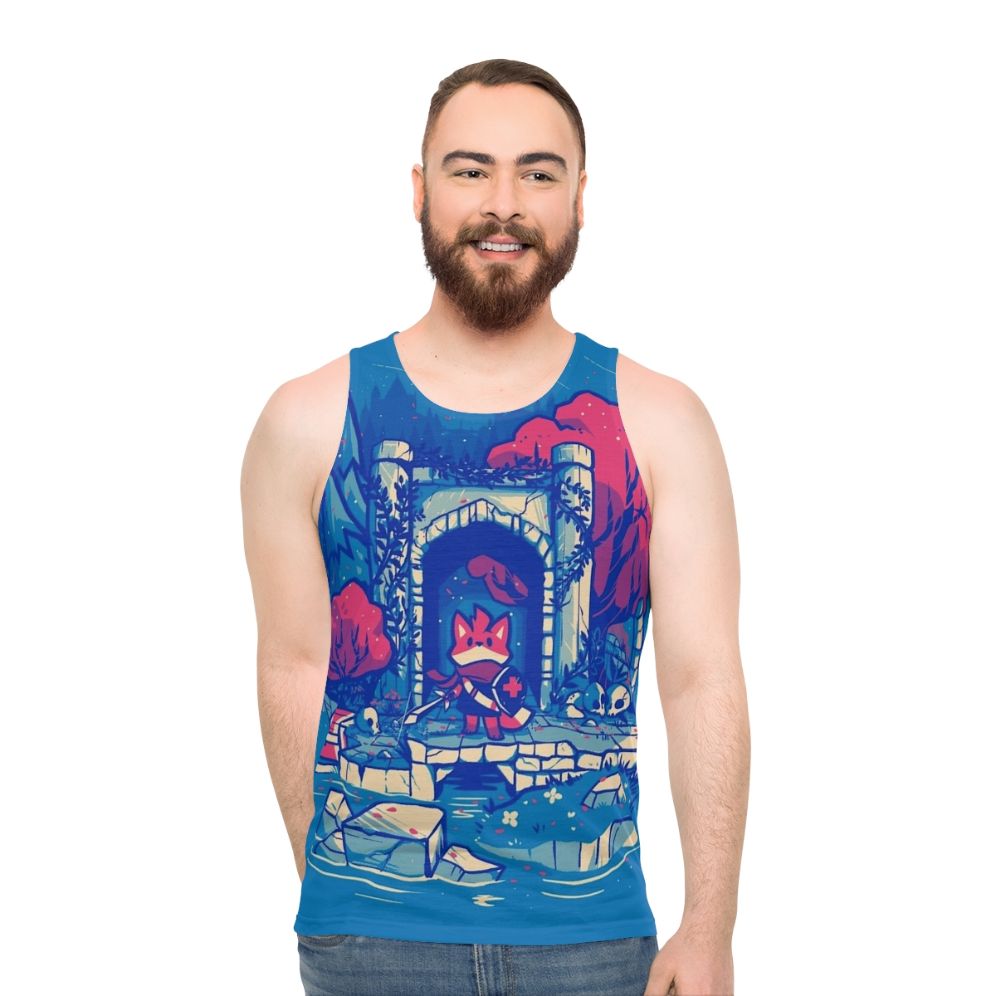 Retro gaming tunic tank top - men