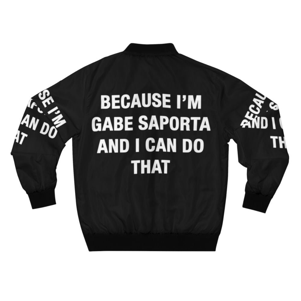 Gabe Saporta Cobra Starship Bomber Jacket - Back