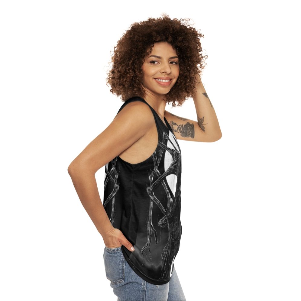 Unisex Amygdala Hunter Fantasy Horror Tank Top - women side