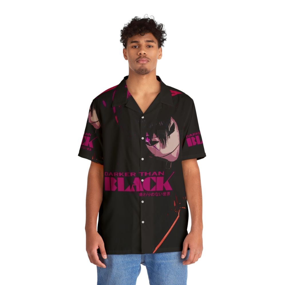 Black Reaper Darker Than Black Hawaiian Shirt - People Front