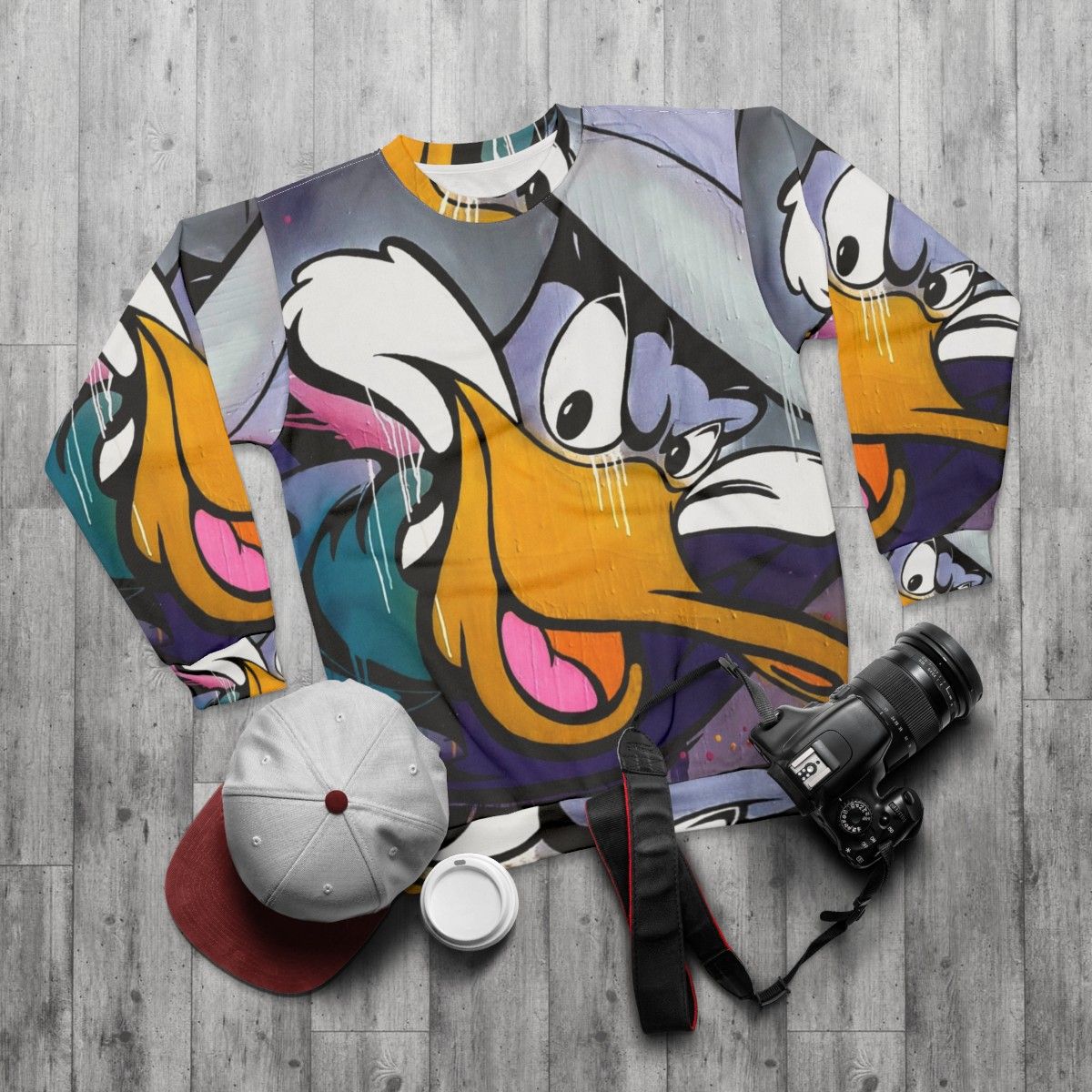 Darkwing Duck Sweatshirt - flat lay