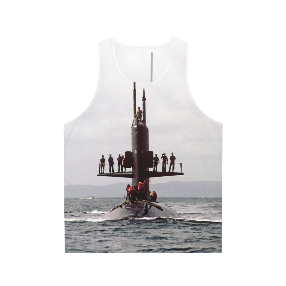 USS Scamp SSN 588 Navy Submarine Unisex Tank Top