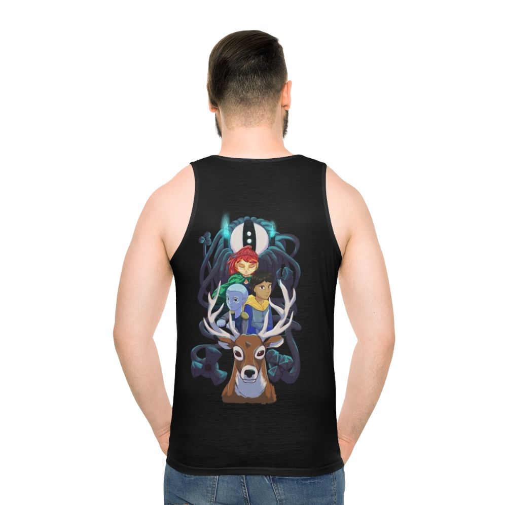 Infinity Train Cartoon Series Unisex Tank Top - men back