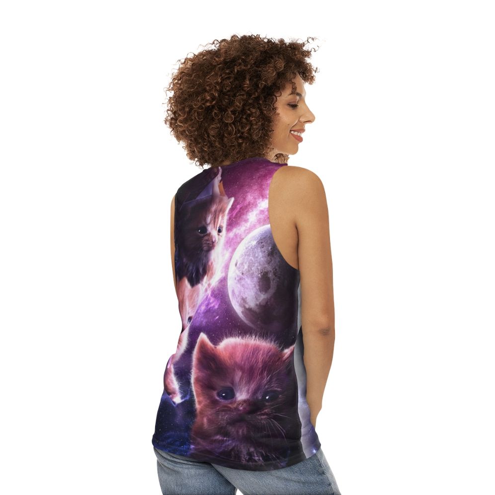 Delinquent Moon Unisex Tank Top - women back