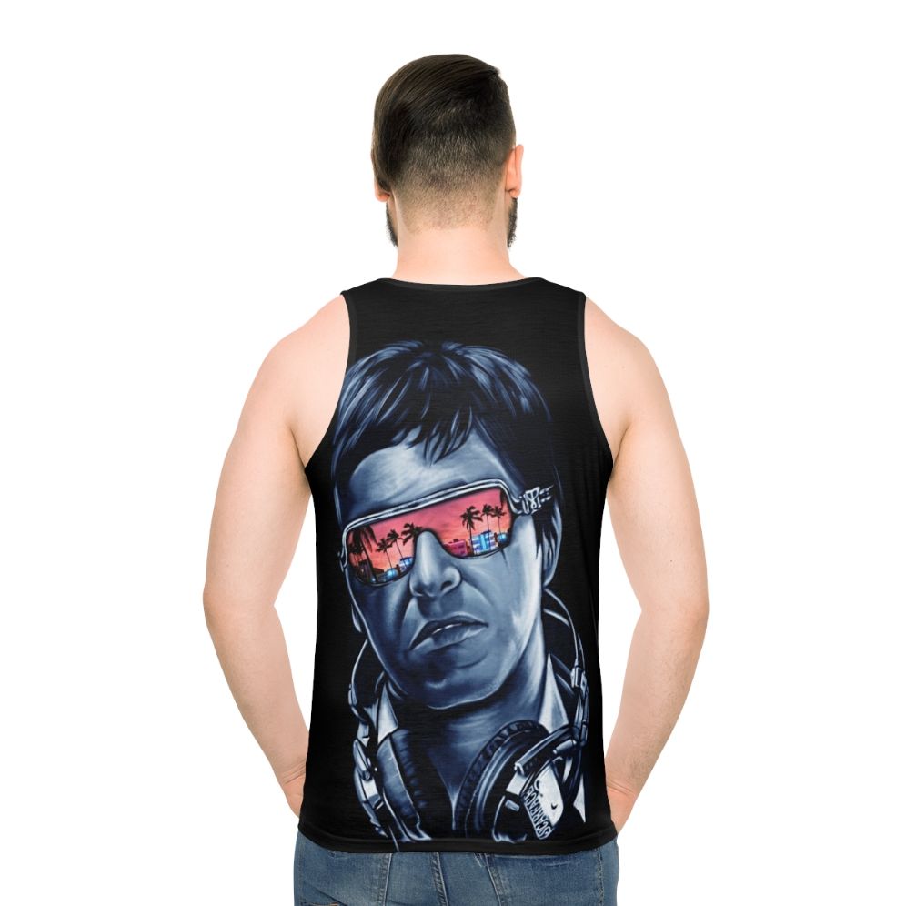 Tony Montana Miami Unisex Tank Top - men back