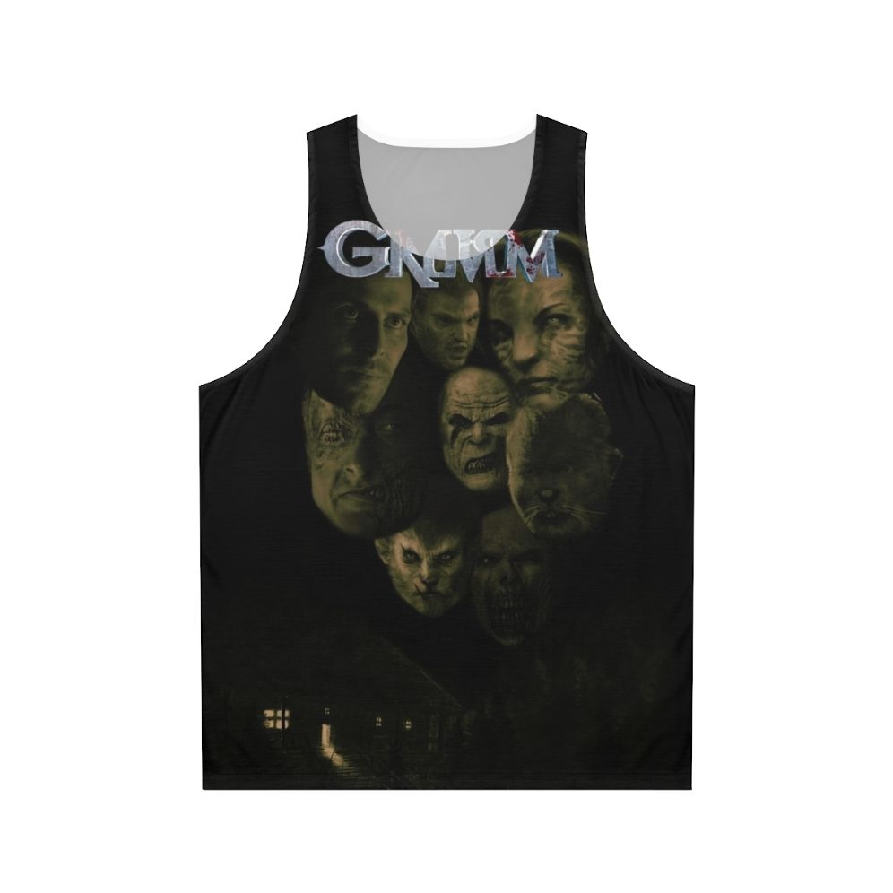 "Don't Panic, I'm a Grimm" Unisex Tank Top