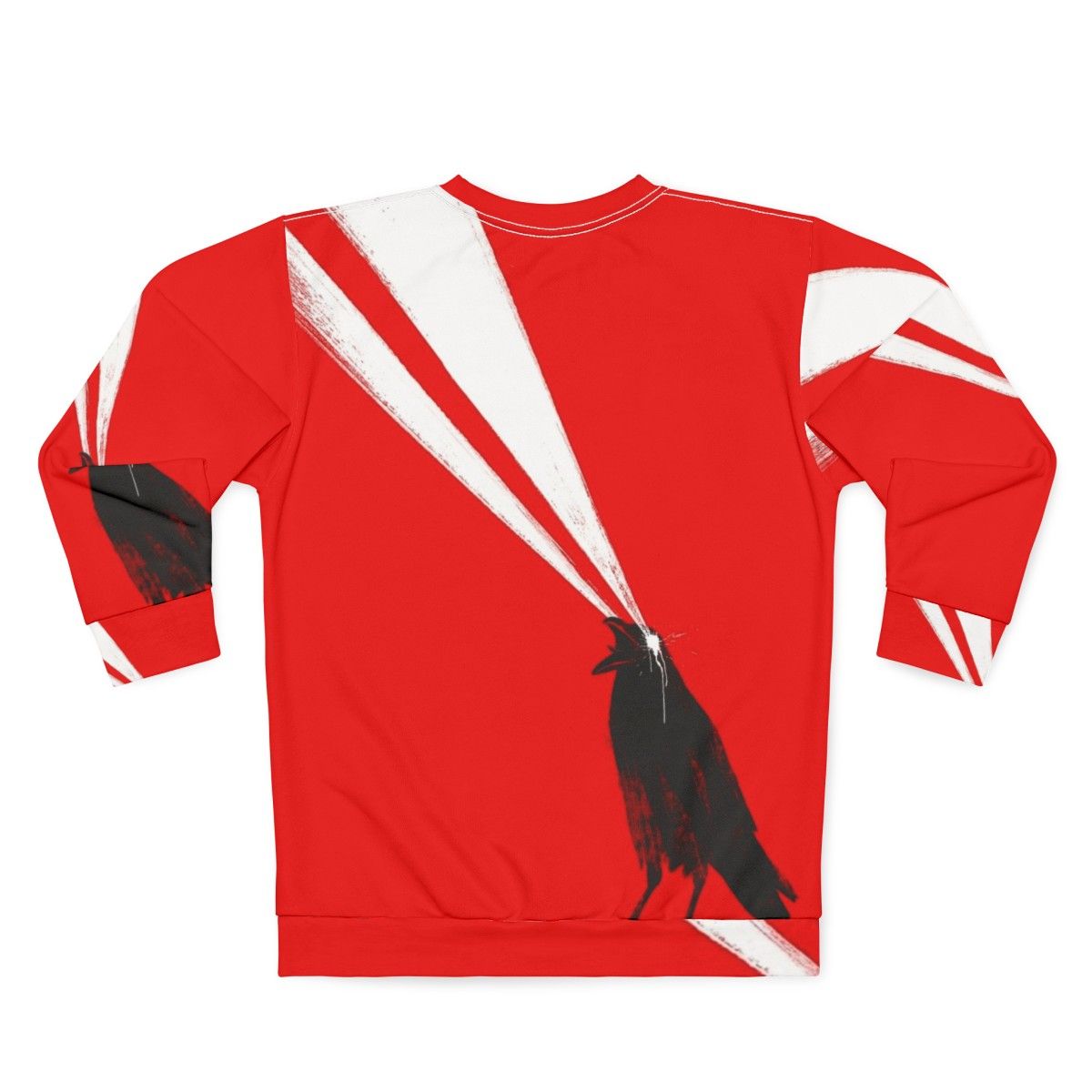 Laser Crow Graphic Sweatshirt - Back