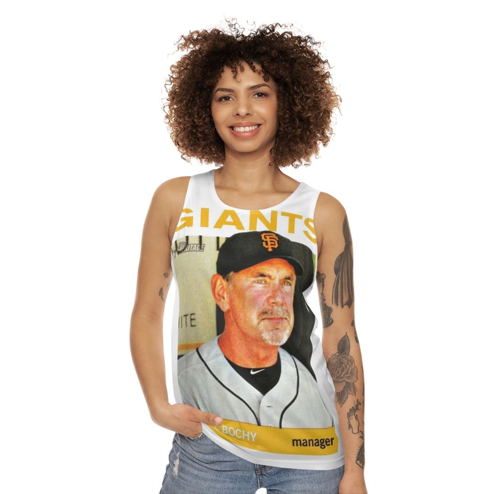 Bruce Bochy San Francisco Giants Sports Legend Unisex Tank Top - women