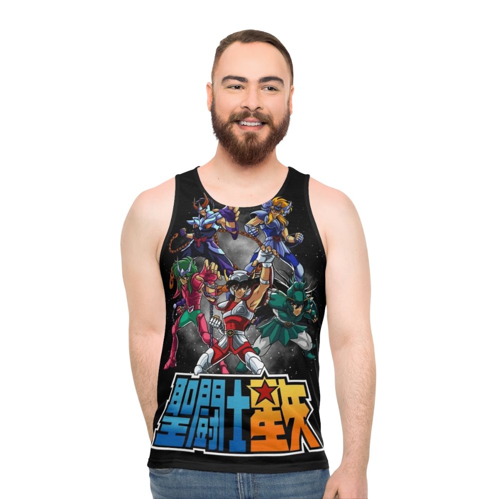 Knights of the Zodiac Unisex Anime and Manga Tank Top - men