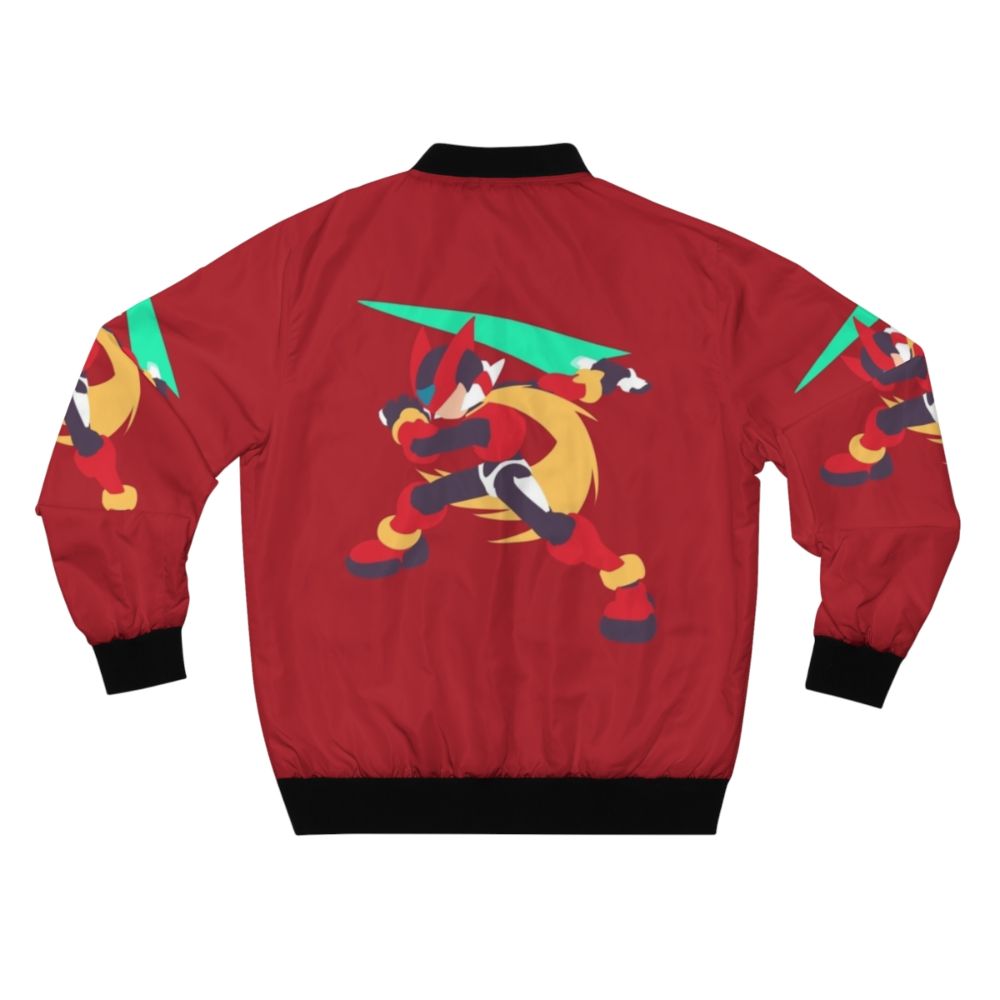 Mega Man Zero Bomber Jacket - Anime Inspired Video Game Merchandise - Back