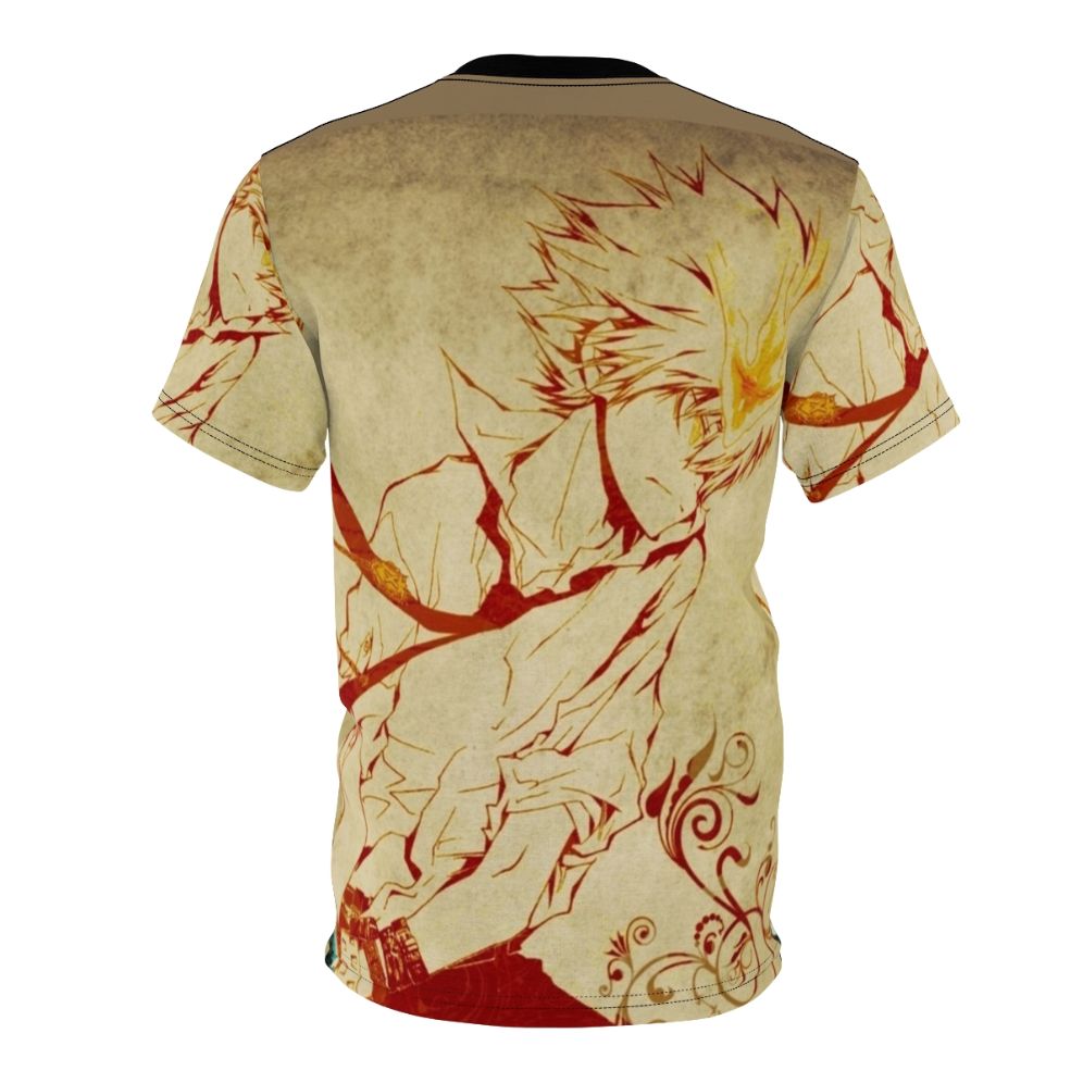 Anime-inspired t-shirt featuring characters from the popular Japanese animation series Katekyo Hitman Reborn - Back