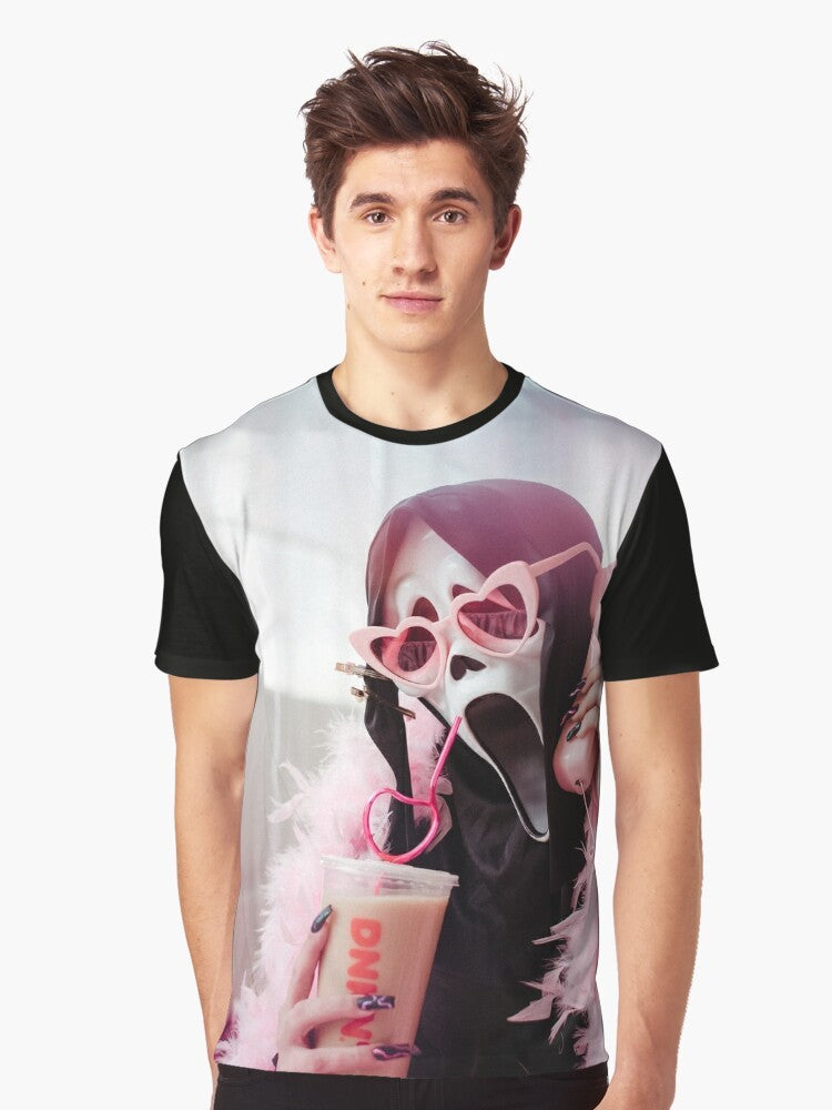 Ghostface graphic t-shirt with Sarah Smile design - Men