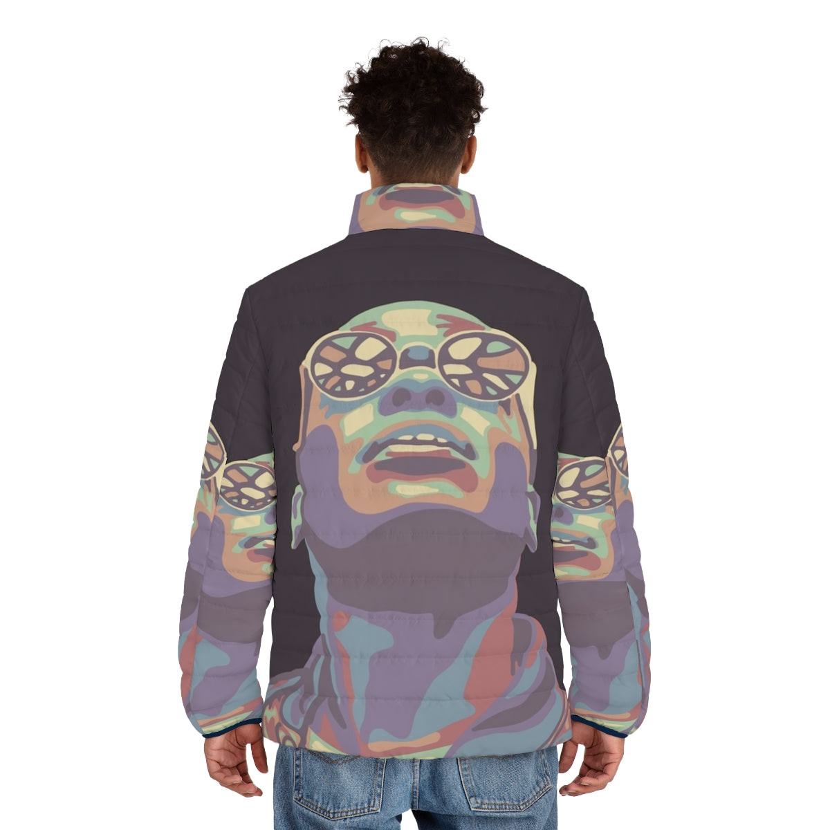 Sex Education Eric Puffer Jacket 4 - Netflix Series Inspired Portrait - men back