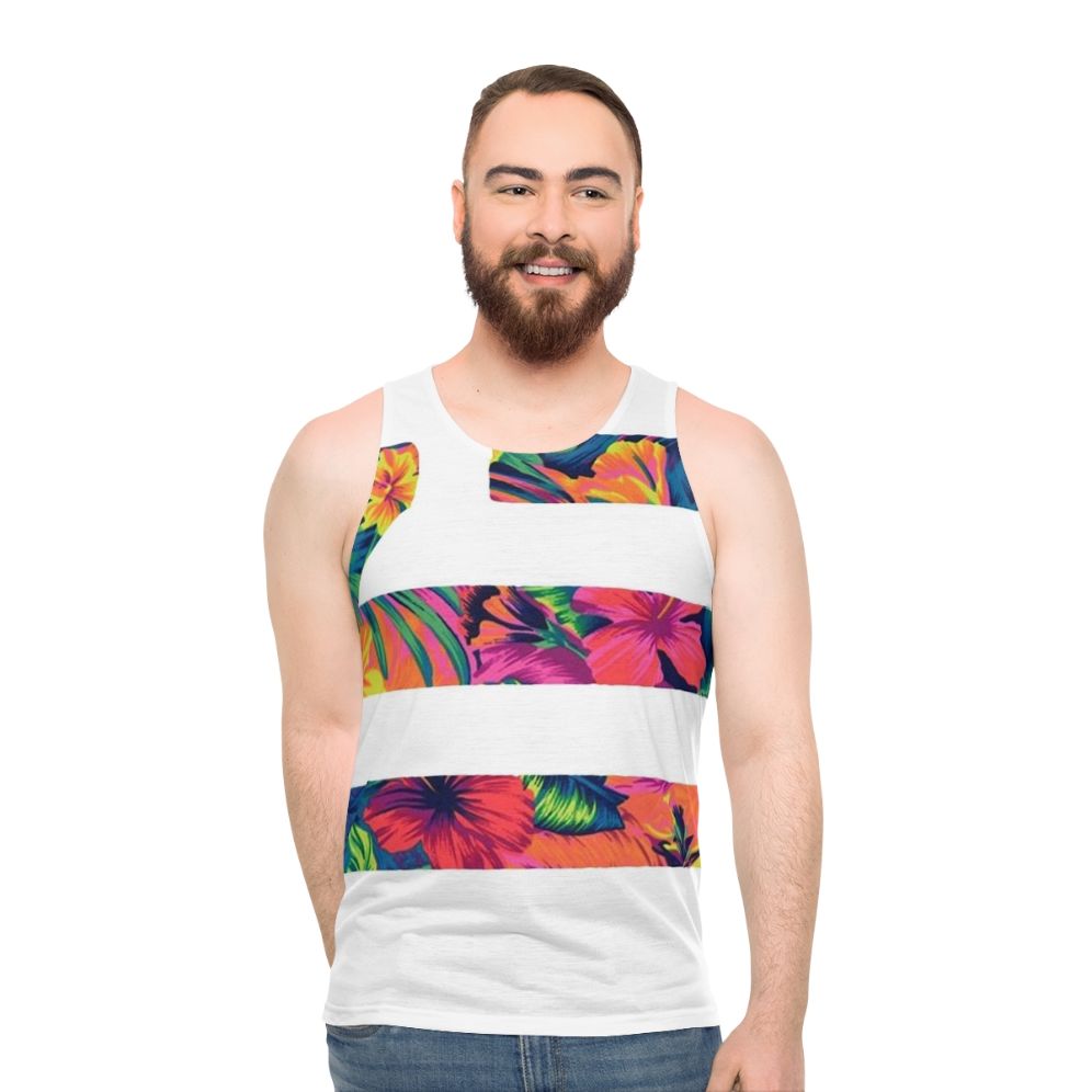 Unisex tank top with minimalist design for music fans - men