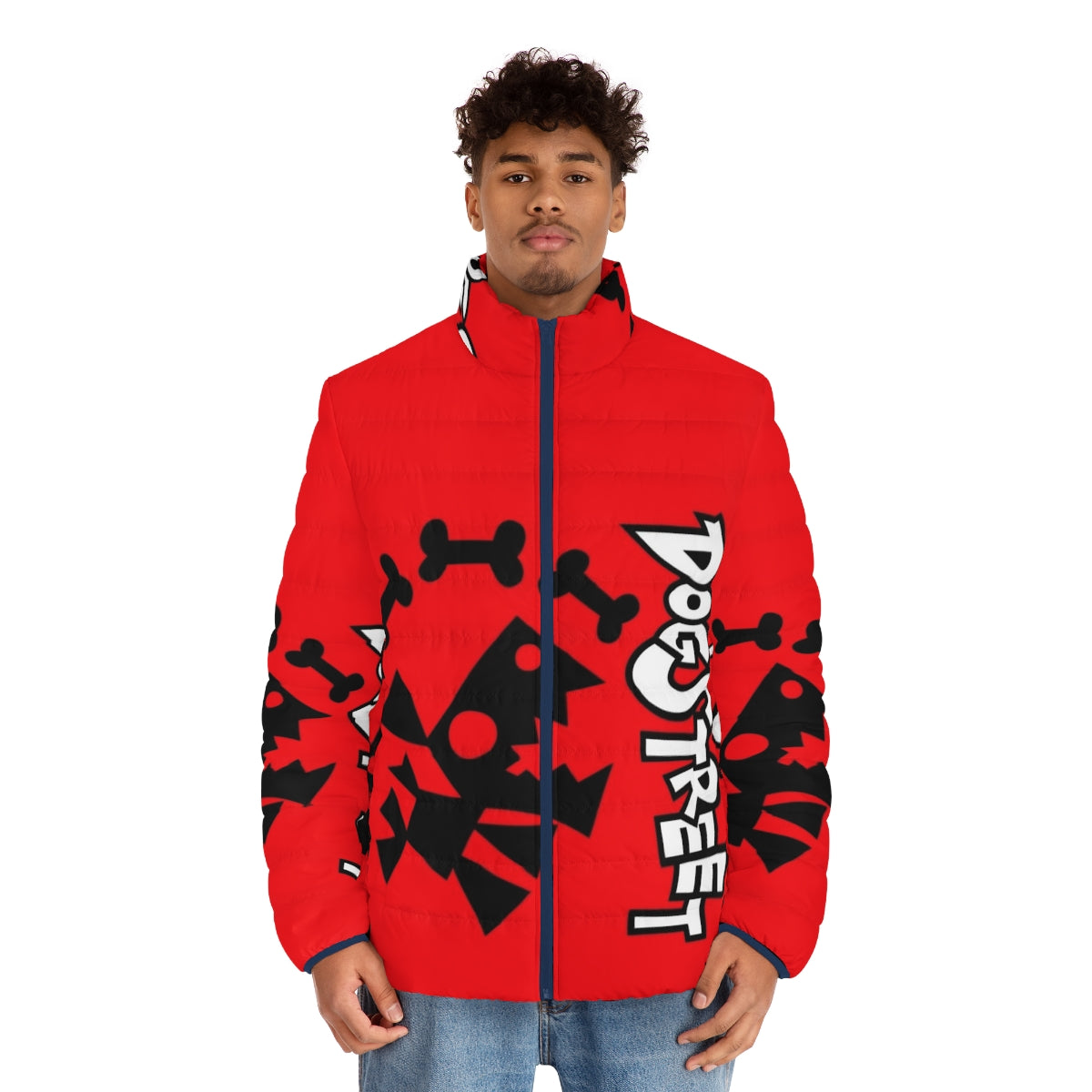 Dogstreet Puffer Jacket in Kingdom Hearts Style - men front