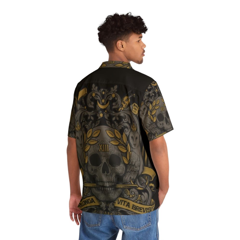 Ars Longa Vita Brevis Artist Hawaiian Shirt - Flat lay