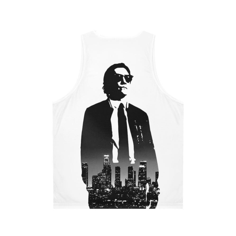 Unisex Nightcrawler Tank Top with Sociopath Protagonist Design - Back