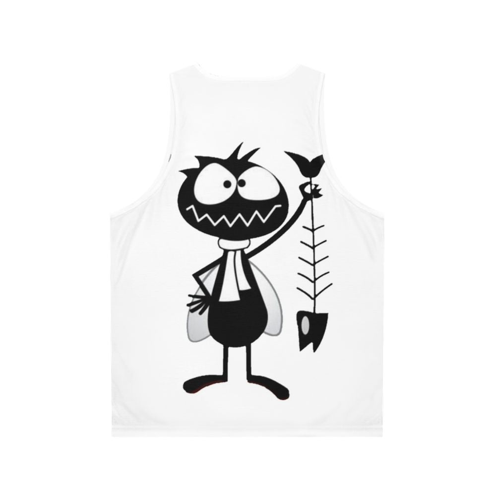 Vintage Louie the Fly Unisex Tank Top - Back