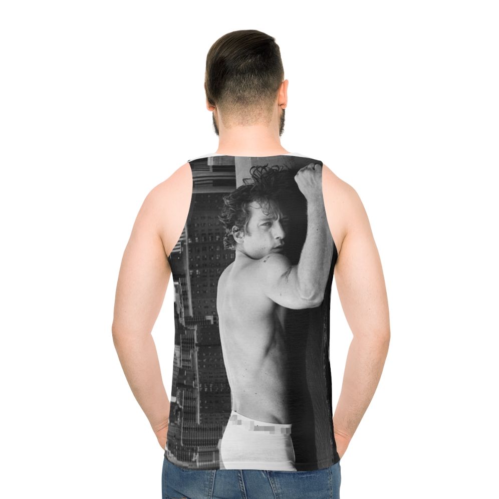 Jeremy Allen White Unisex Tank Top - men back